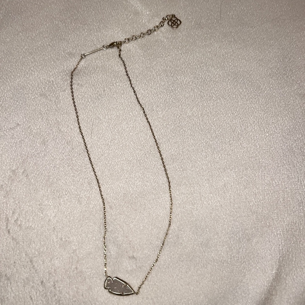 Kendra Scott Arrowhead Gold Iridescent Necklace